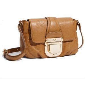 Michael Kors Charlton Tan Leather Buckle